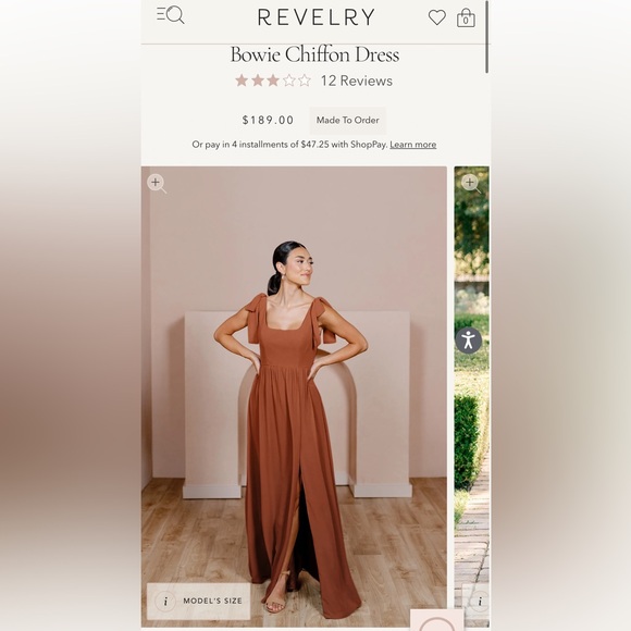 Revelry | Dresses | Revelry Bridesmaid Dress | Poshmark